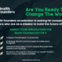 Are You Ready To Change the World? Apply for Health Founders Batch V!